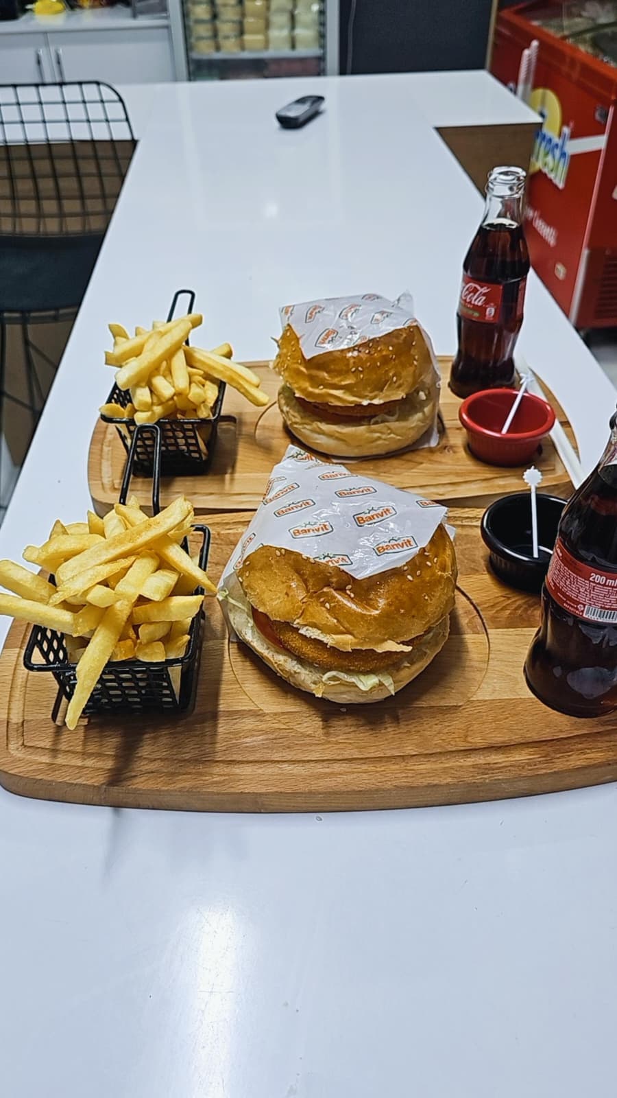 Chicken Burger Menü